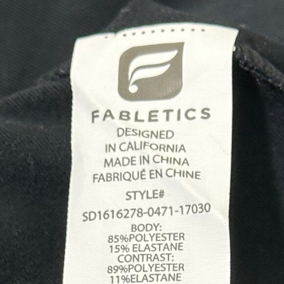 NWT Fabletics Malinid Dress Womens S Black Green Rainforest Bodycon Tropical - Picture 9 of 9